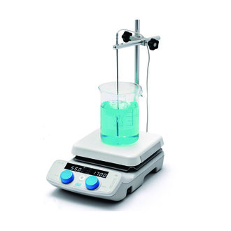 Magnetic stirrer AREC Connect with temperature probe, rod, clamp | Type: AREC Connect